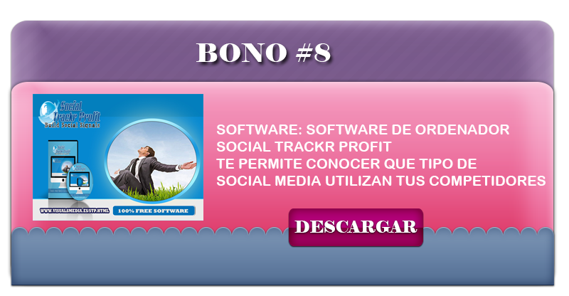 BONO 8 DESCARGA SOCIAL TRACKR PROFIT