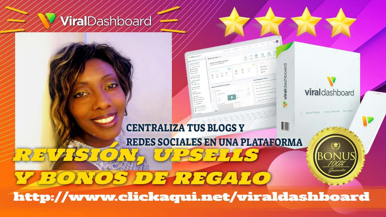 ⭐️ Review. VIRAL DASHBOARD ✨✨⭐️⭐️⭐️ Social Media en tus Manos