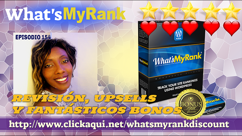 ⭐️☑️✨ Revision y bonos WHATSMYRANK ⭐️⭐️⭐️⭐️⭐️